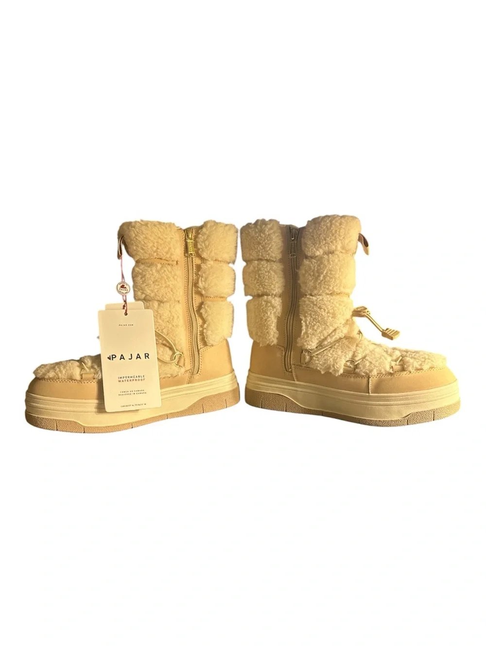 Pajar CANADA Women's Janie Hi 2.0 Boot Tan NWT Size 8